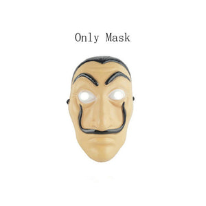 Salvador Dali Movie Costume Money Heist The House of Paper La Casa De Papel Cosplay Halloween Party Costumes with Face Mask